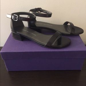 Stuart Weitzman Nudist Jane Sandals - black